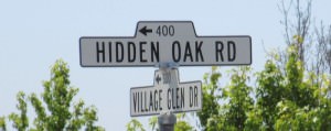 Villge Glen Drive and Hidden Oak Road Arroyo Grande 
