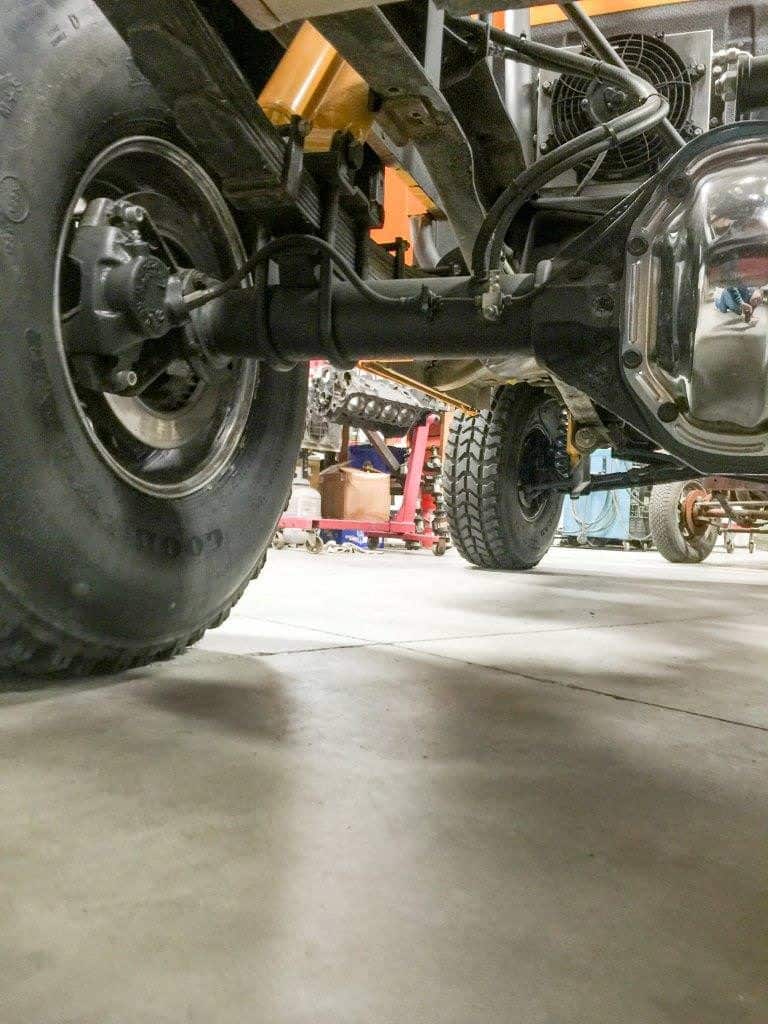 Guy Thomas 1971 Ford F350 Under Rear View